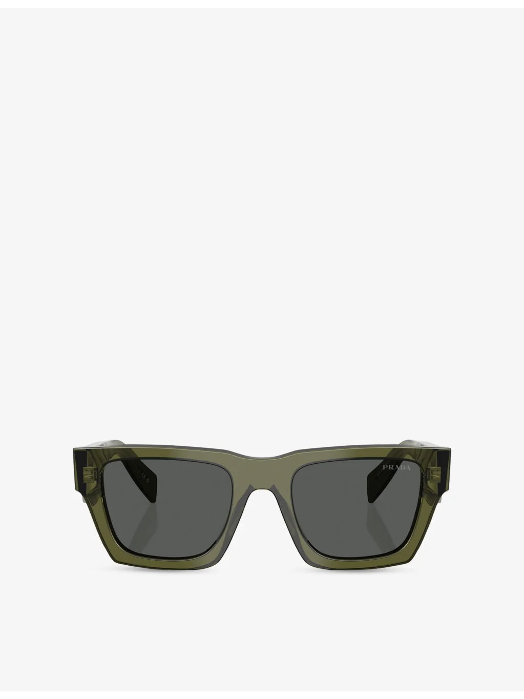 PR A06S Rectangle-Frame Acetate Sunglasses - 1