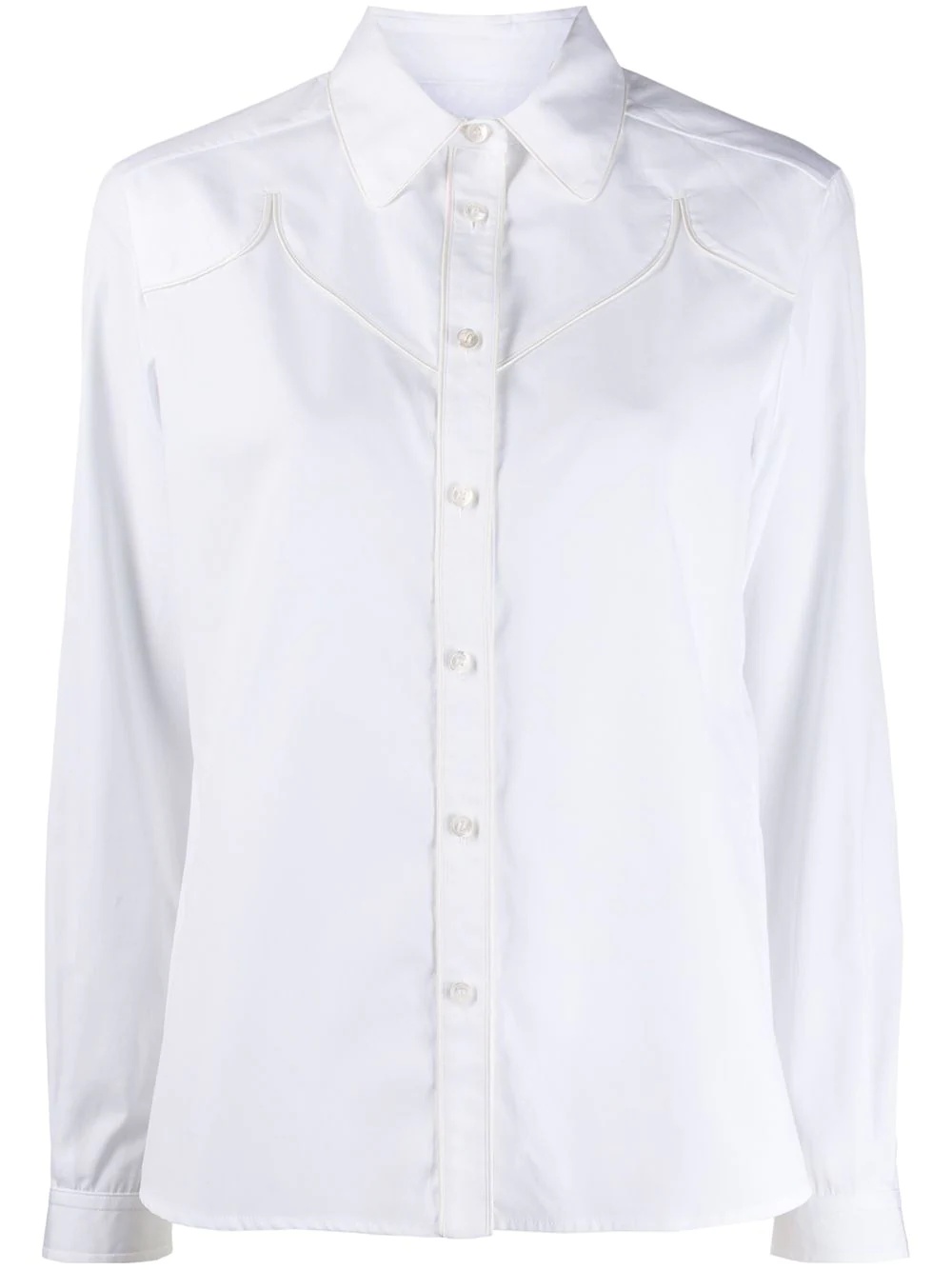 Texas long-sleeved buttoned shirt - 1