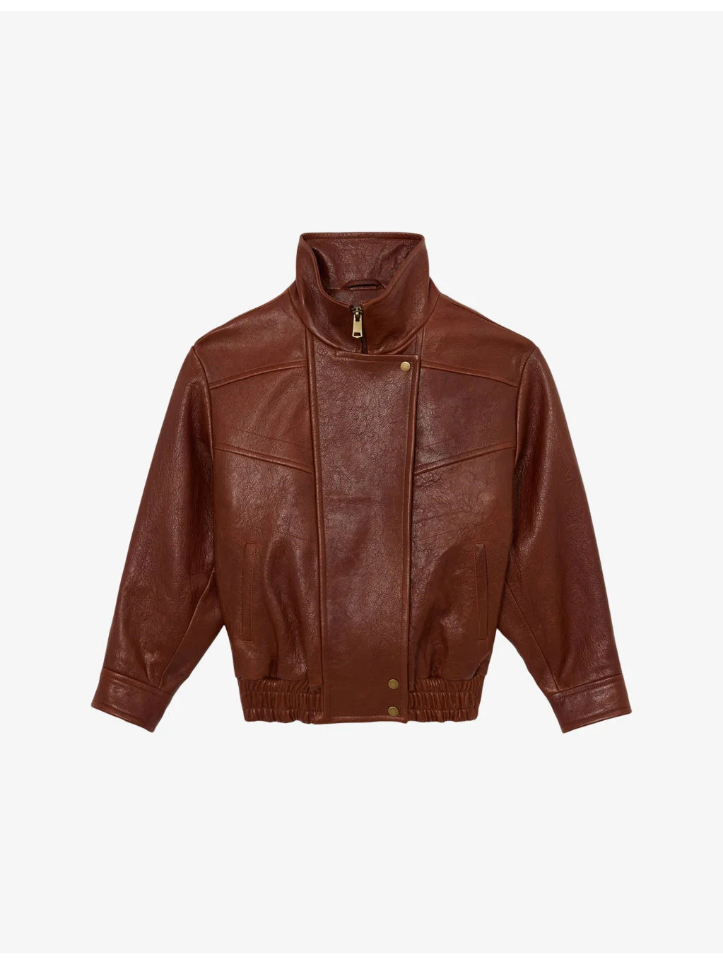 Petra Oversized Leather Jacket - 1
