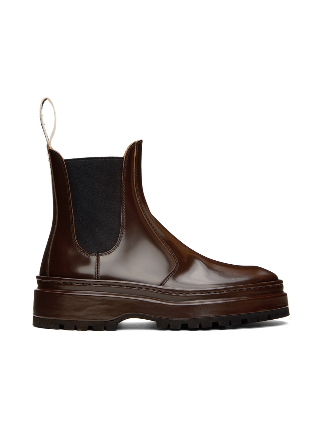 Brown Le Chouchou 'Les Chelsea Pavane' Chelsea Boots - 1