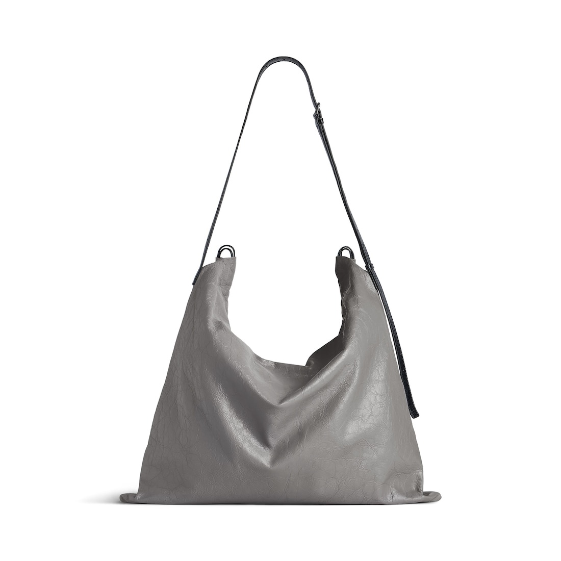 Men's Shopper Large Dust Bag Crossbody Pouch in Grey - 3
