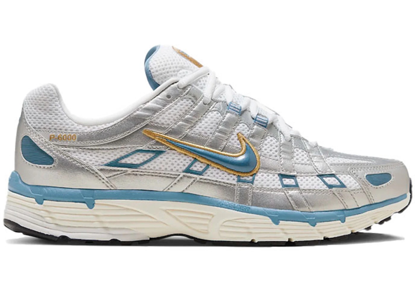 Nike P-6000 Metallic Silver Aegean Storm - 1