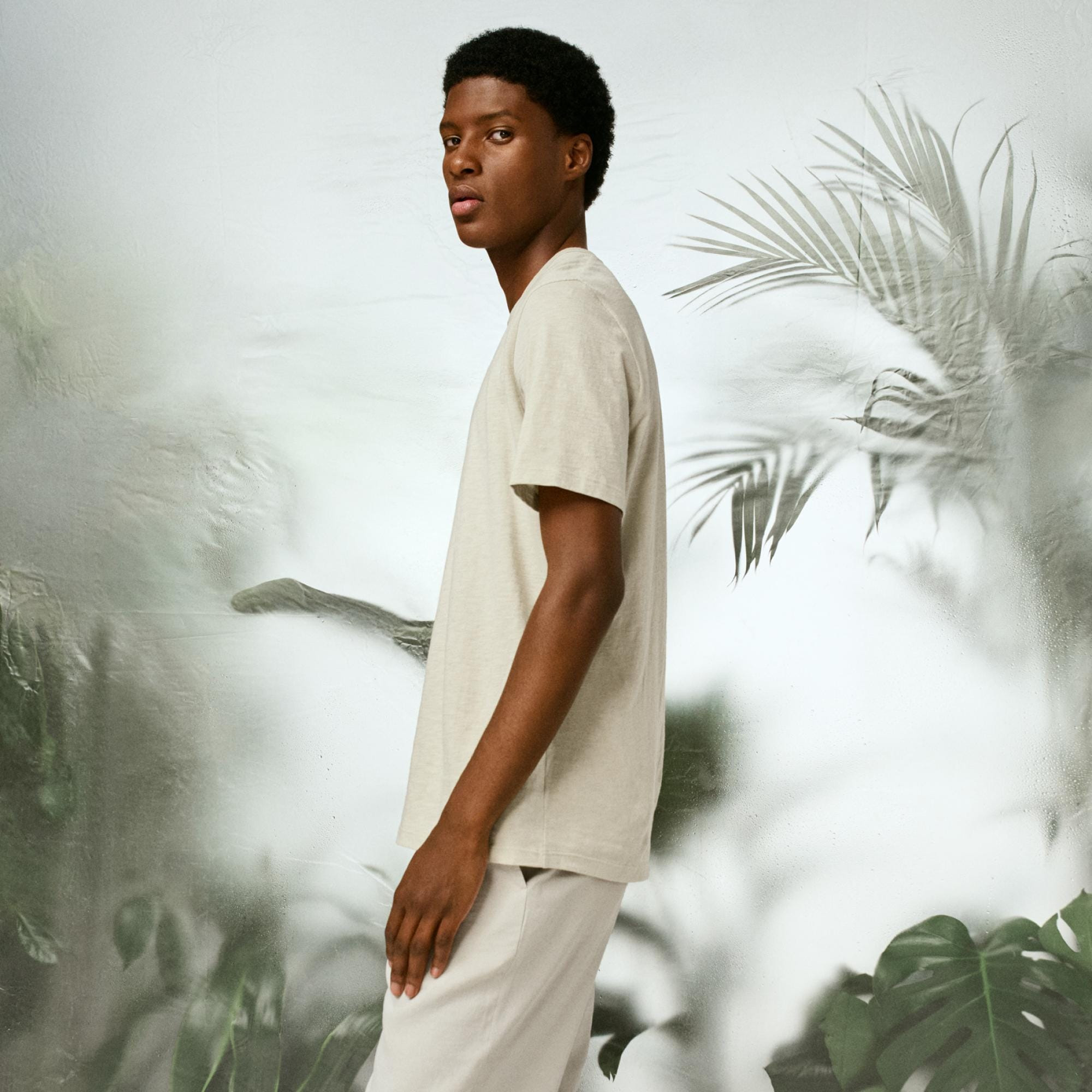 Essential Tee in Cosmos Slub Cotton - 7