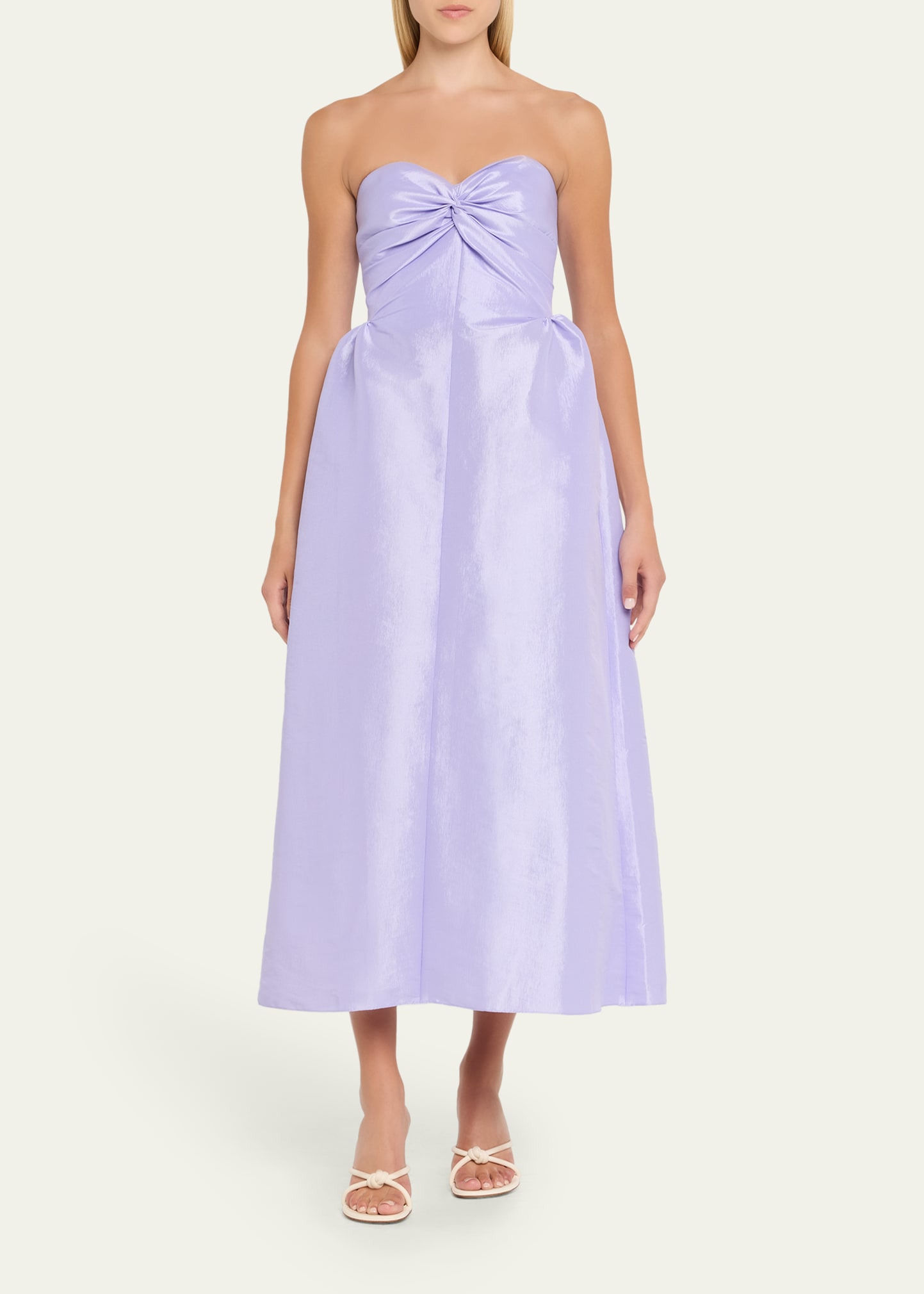 Rose Strapless Taffeta Dress - 2