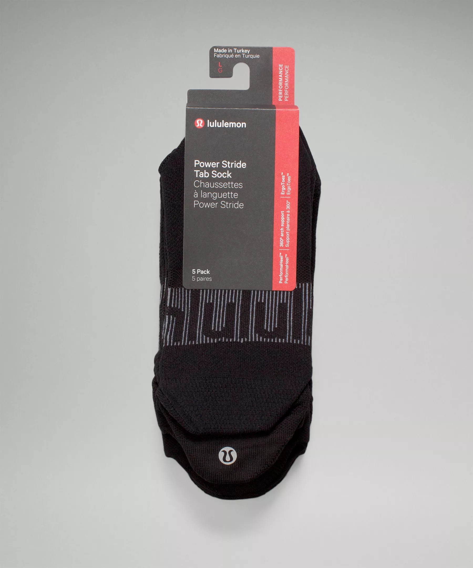 Men's Power Stride Tab Socks *5 Pack - 4