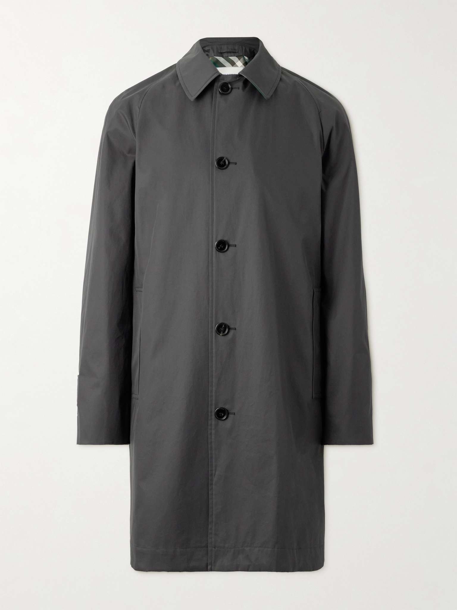 Oversized Cotton-Gabardine Car Coat - 1