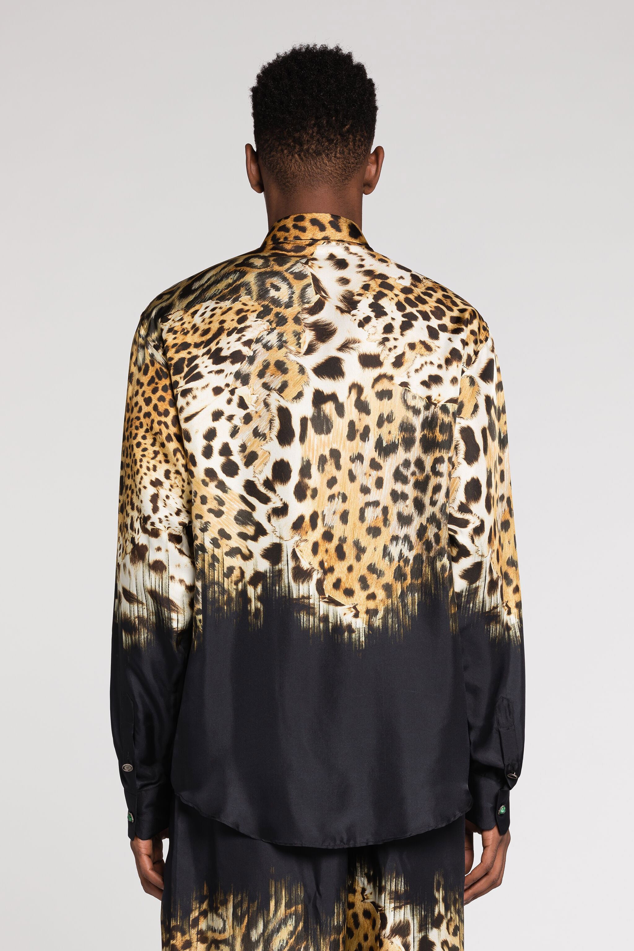 Leopard-Print Silk Shirt - 5