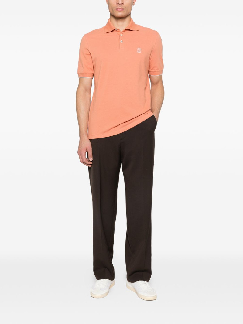 Brunello Cucinelli logo polo shirt outlook