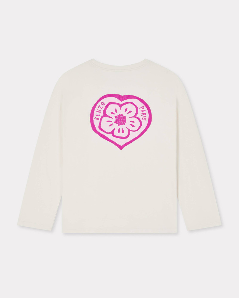 KENZO 'KENZO Boke Heart' long sleeve T-shirt in cotton outlook