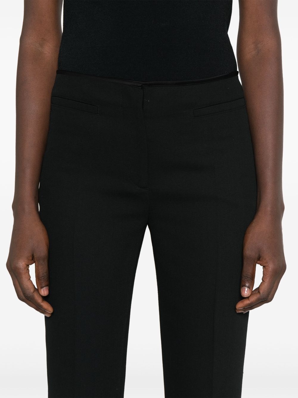 low-rise stovepipe trousers - 5
