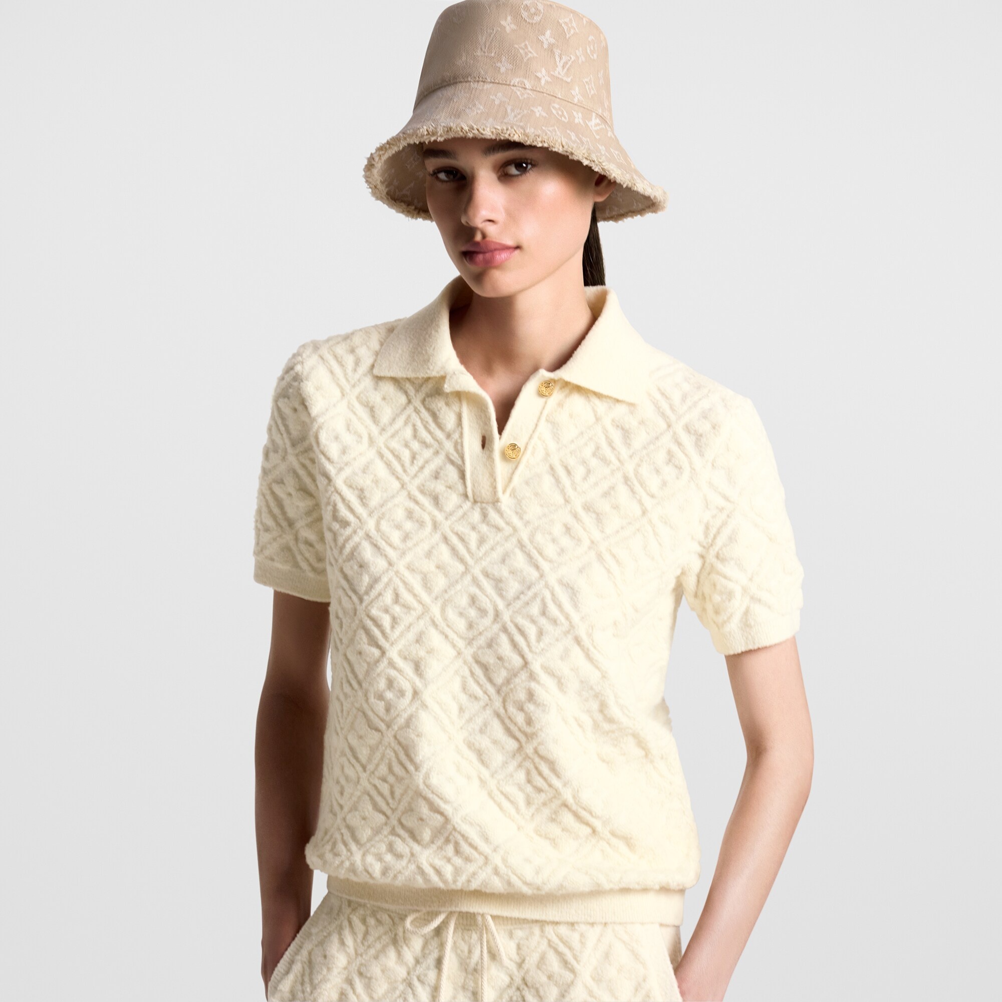 Monogram Denim Bucket Hat - 5