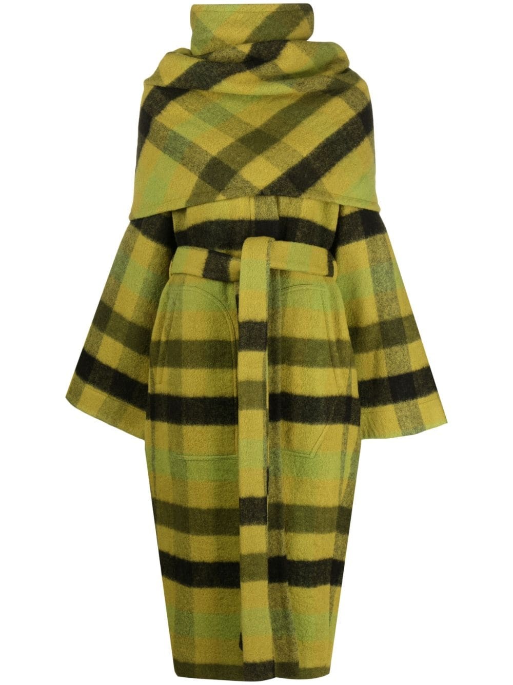 Cappotto check-print coat - 1