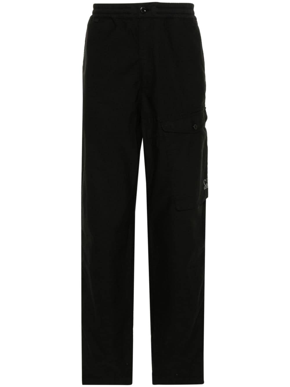 tapered cotton trousers - 1