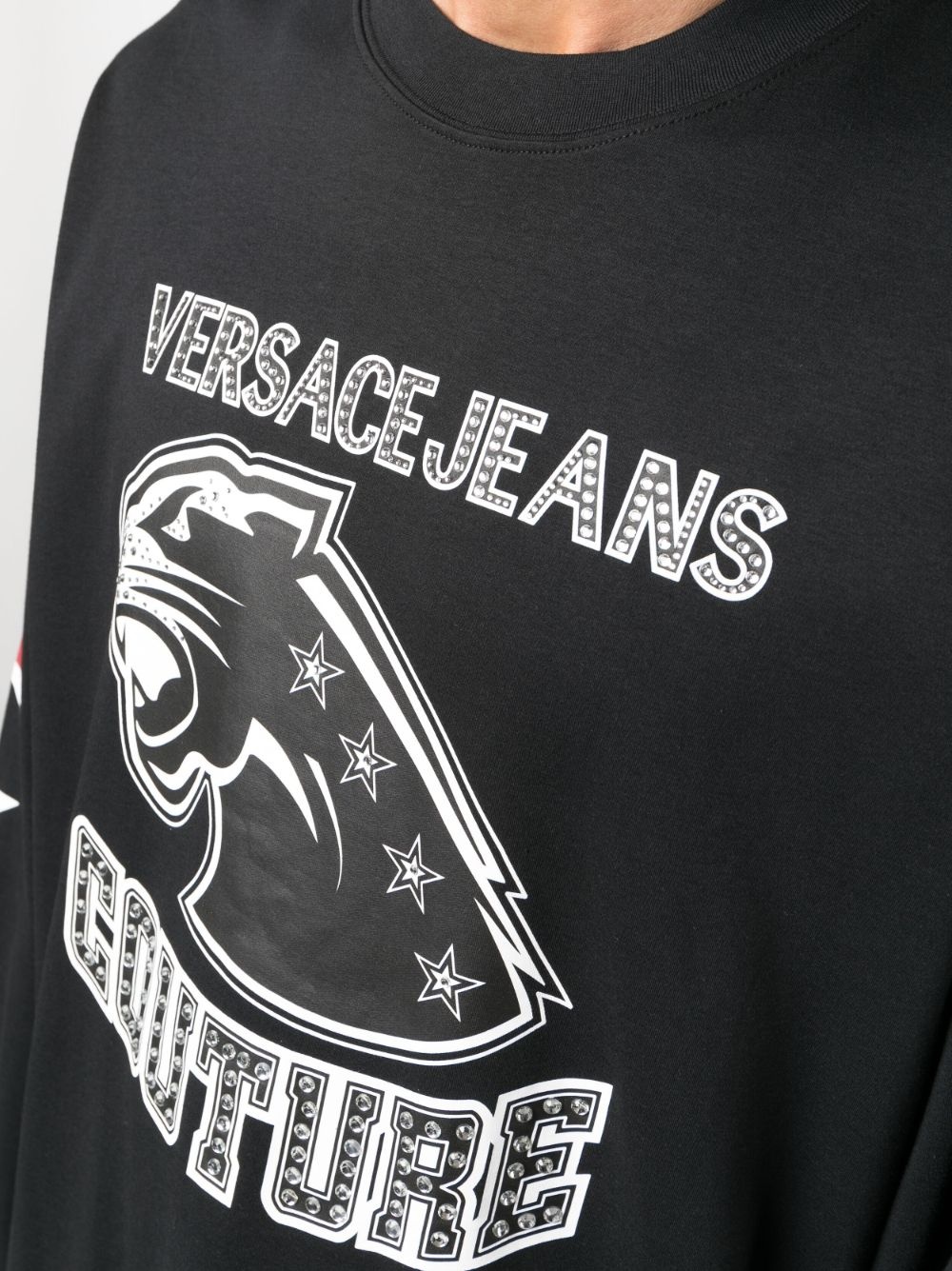 logo-print long-sleeve top - 5
