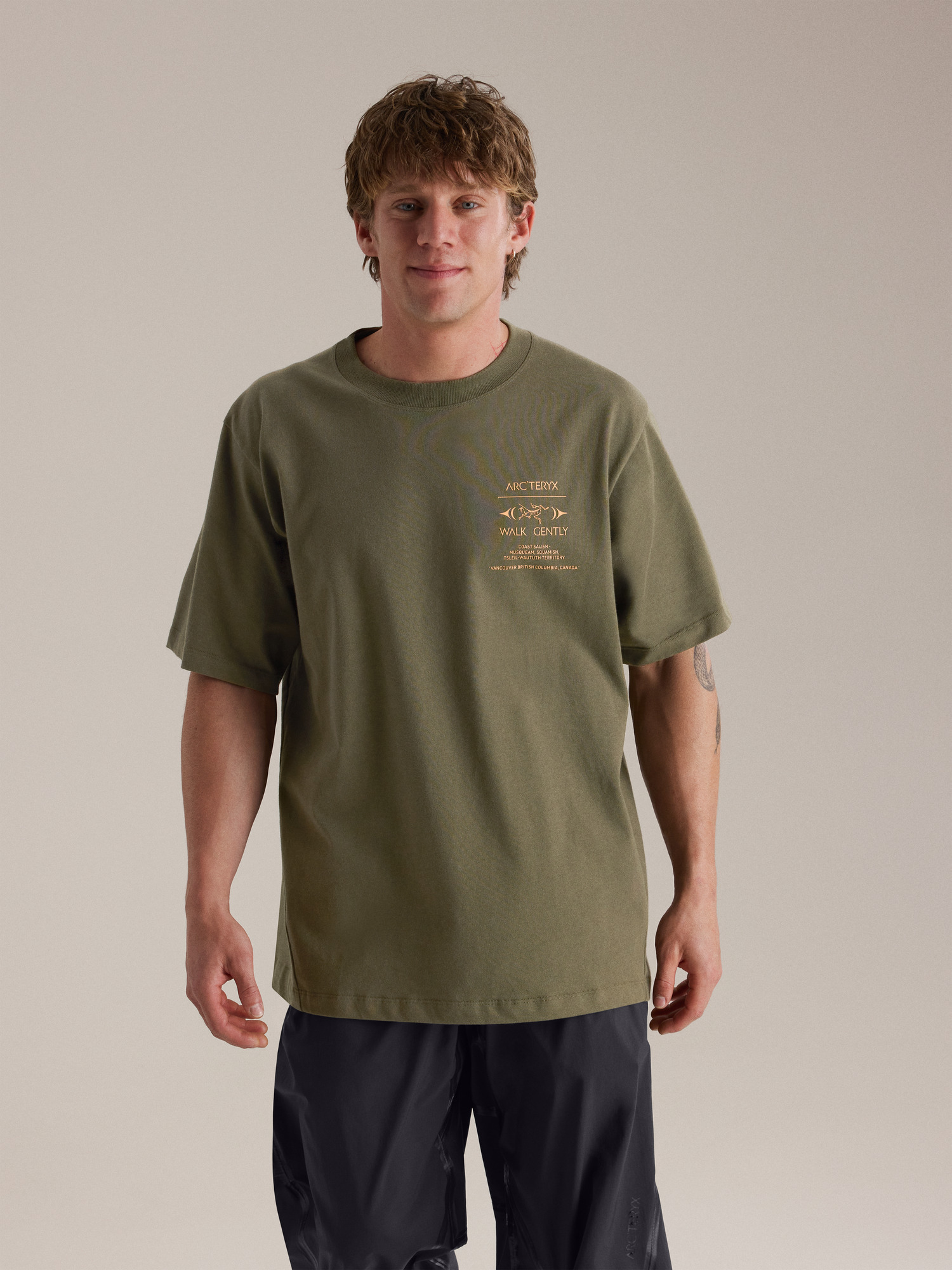 Walk Gently Cotton Cedar Bark Shirt SS - 2