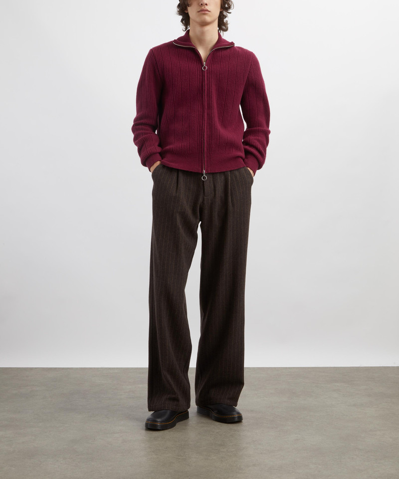 Orsman Taplin Brown Wide-Leg Trousers 2