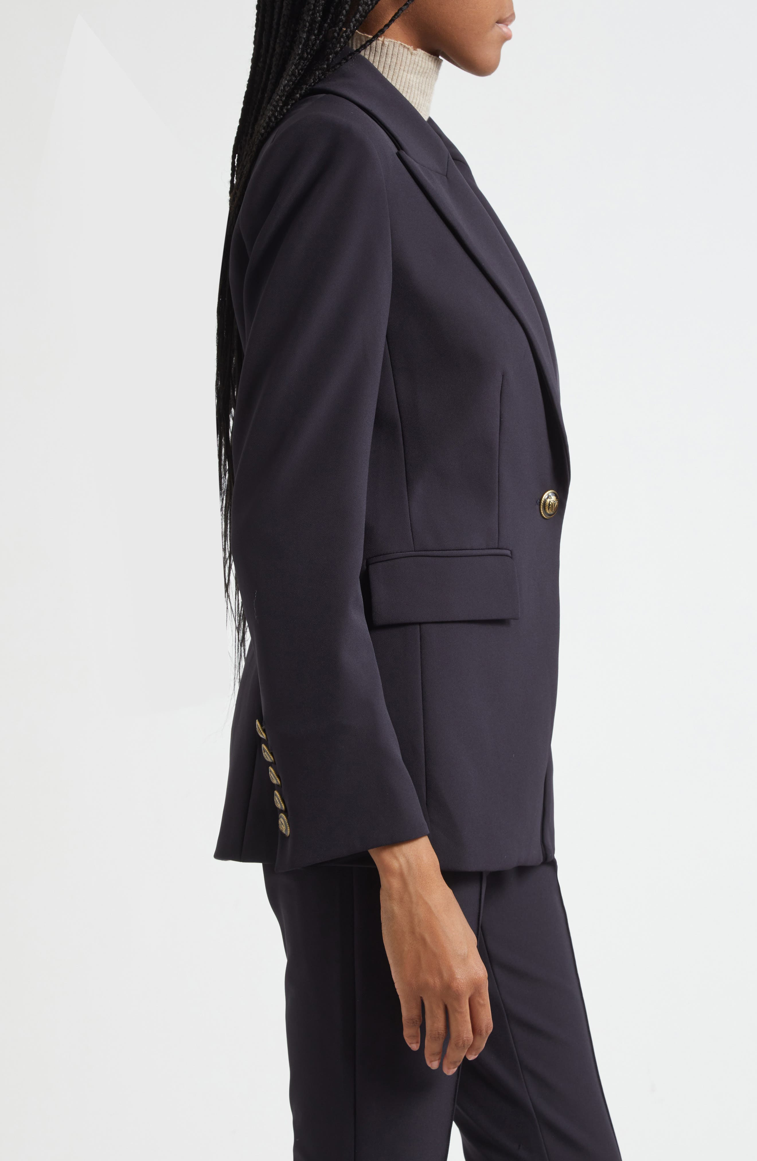 Veronica Beard Naira Dickey Jacket in Navy at Nordstrom - 5