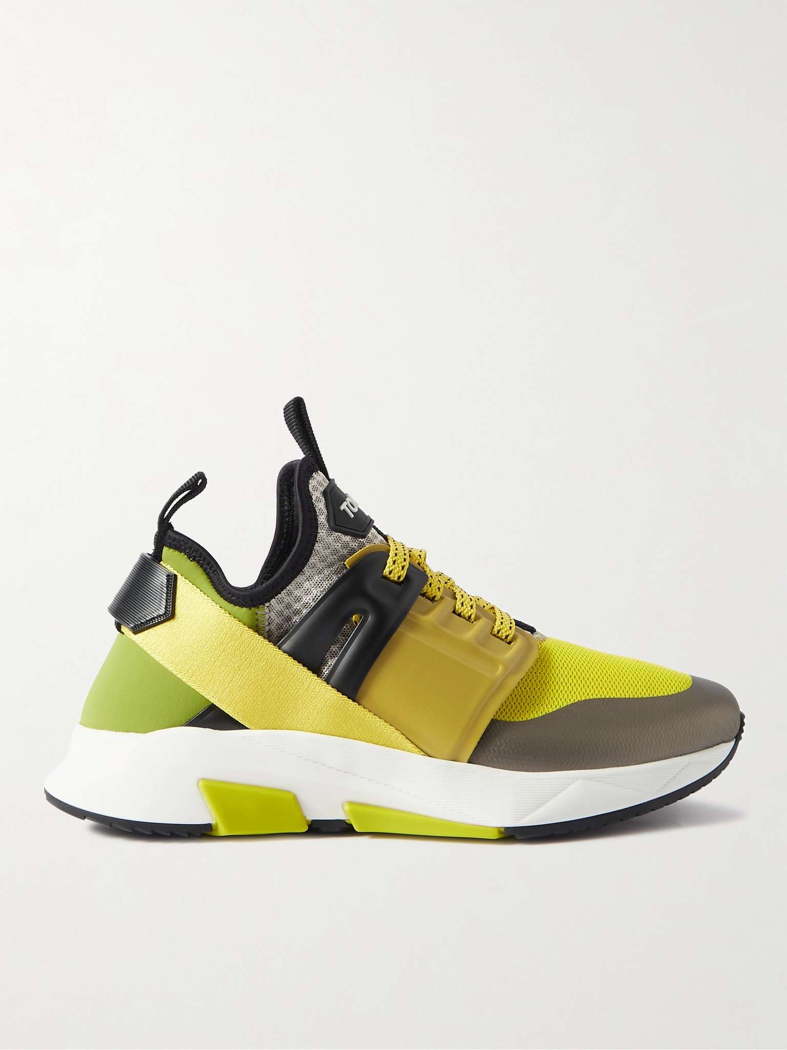 TOM FORD Jago Scuba, Mesh and Leather Sneakers | REVERSIBLE