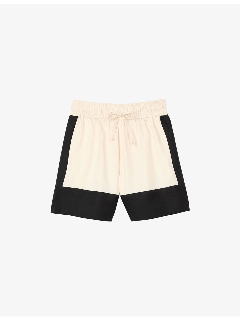 Slip-Pocket Straight-Leg Regular-Fit Linen-Blend Shorts - 1