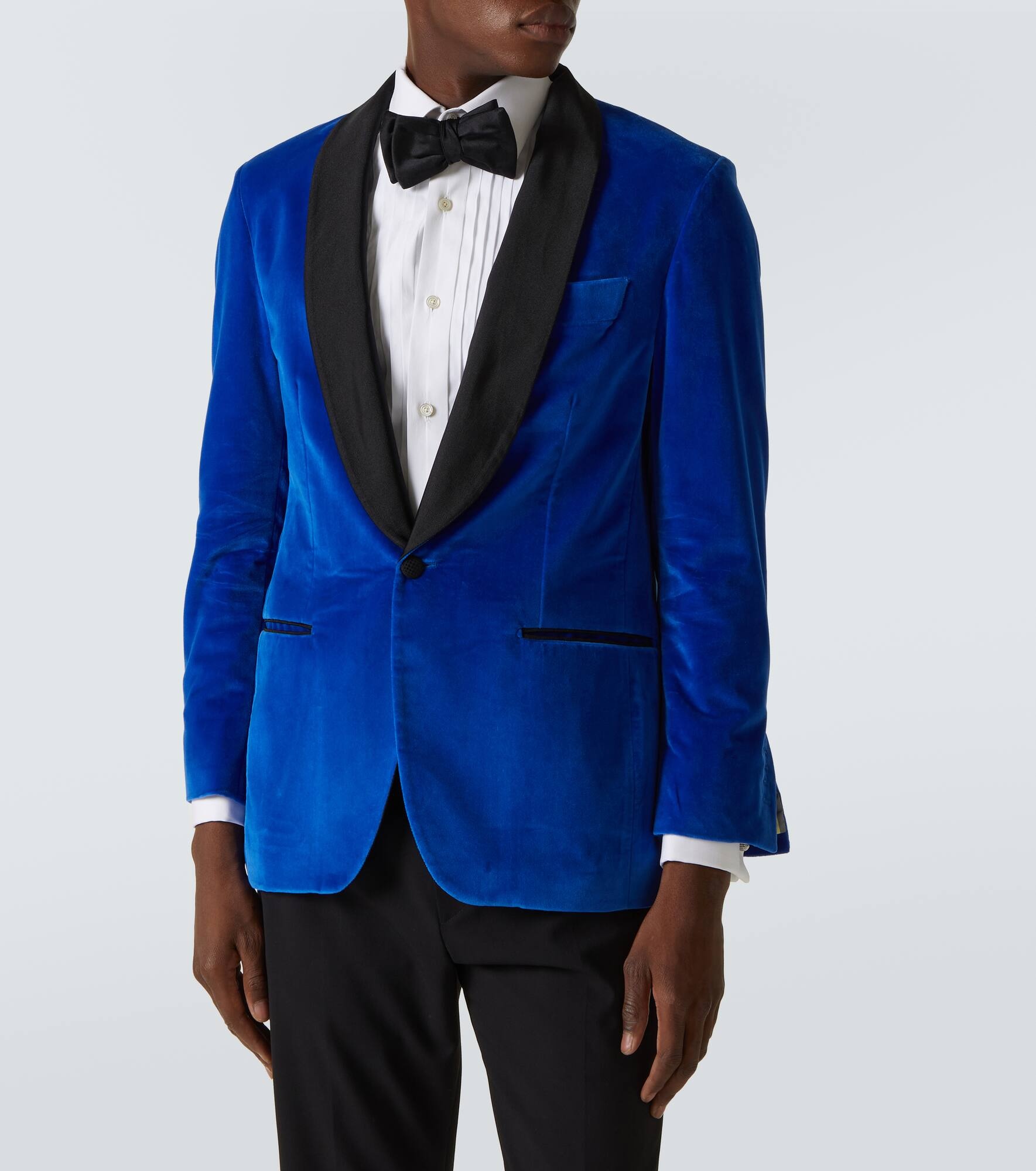 Cotton velvet blazer - 3