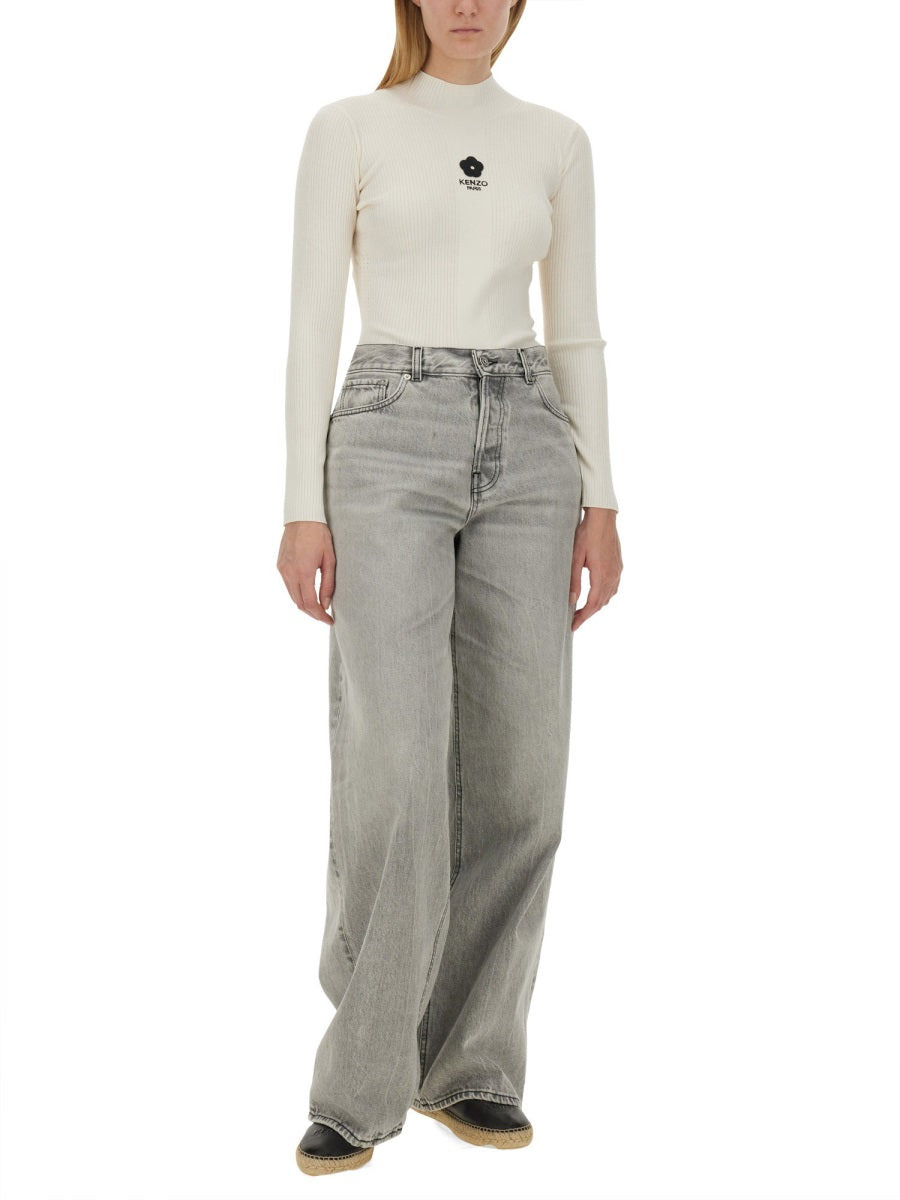 Kenzo Women Jersey With Logo - 2