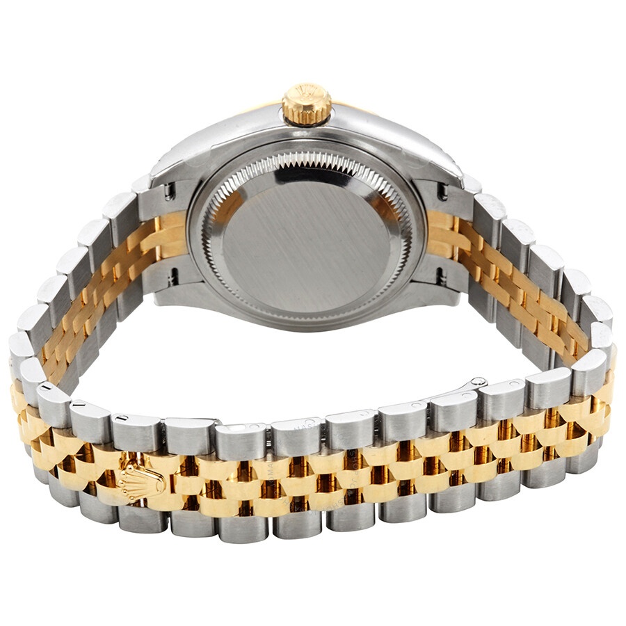 Rolex Lady-Datejust White Dial Automatic Ladies 18kt Yellow Gold and Steel Jubilee Watch 279163WRJ - 3