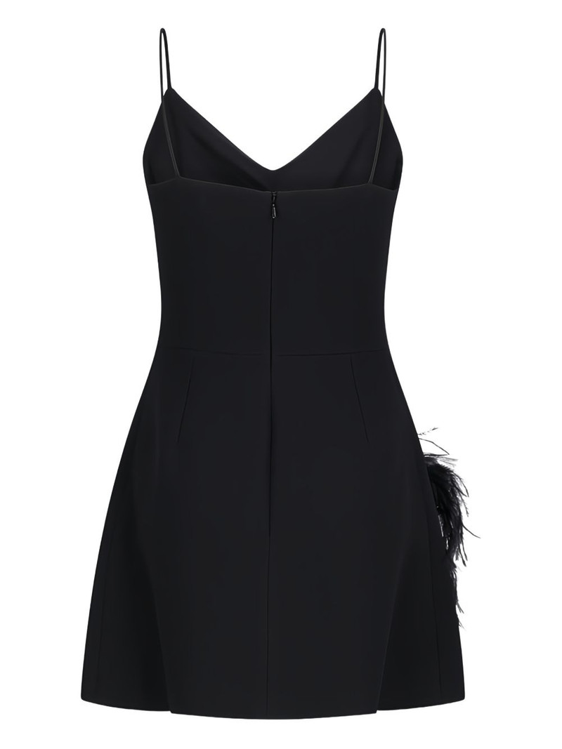 David Koma Cami feather-detail mini dress outlook