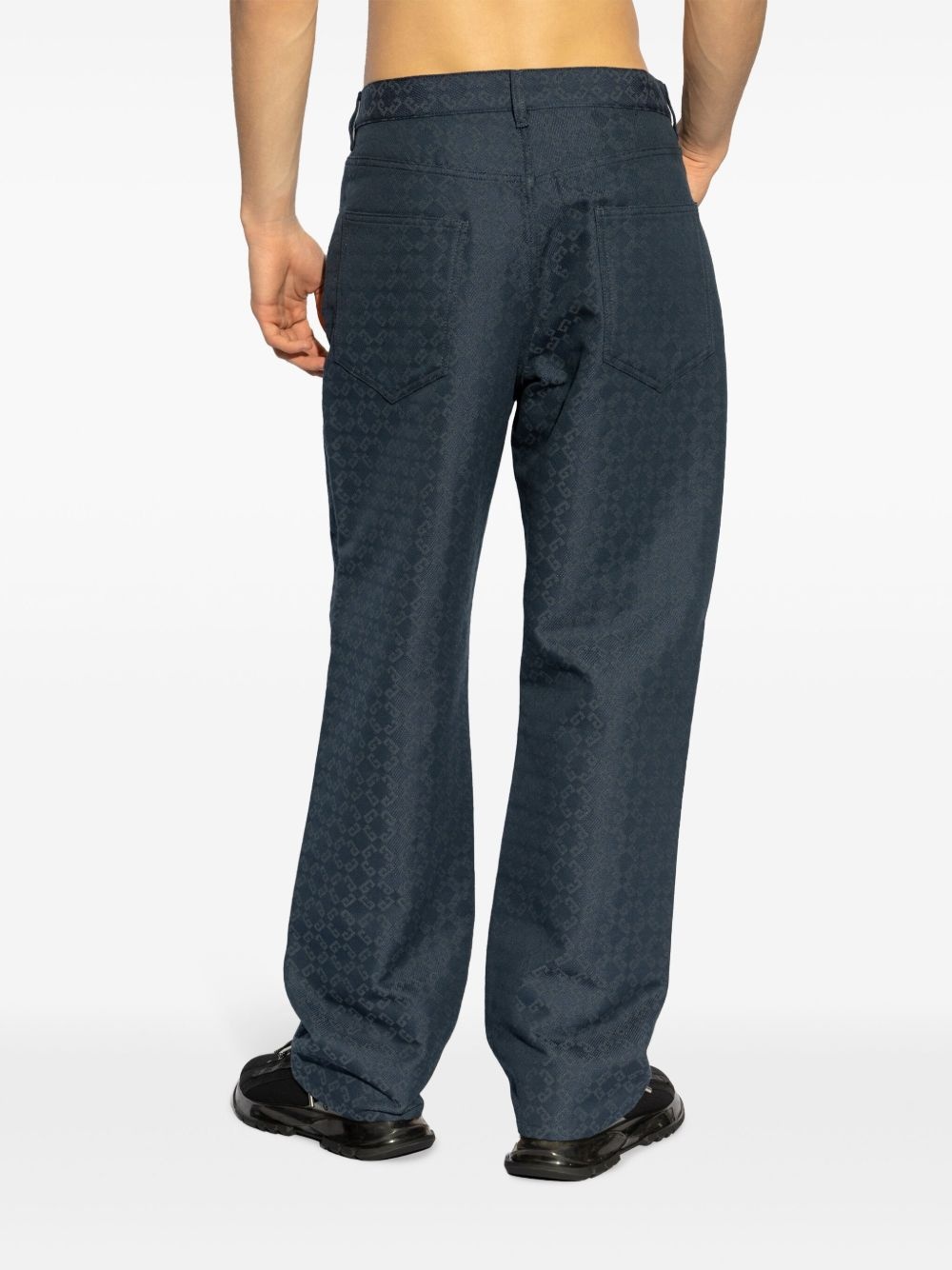 monogram jeans - 4