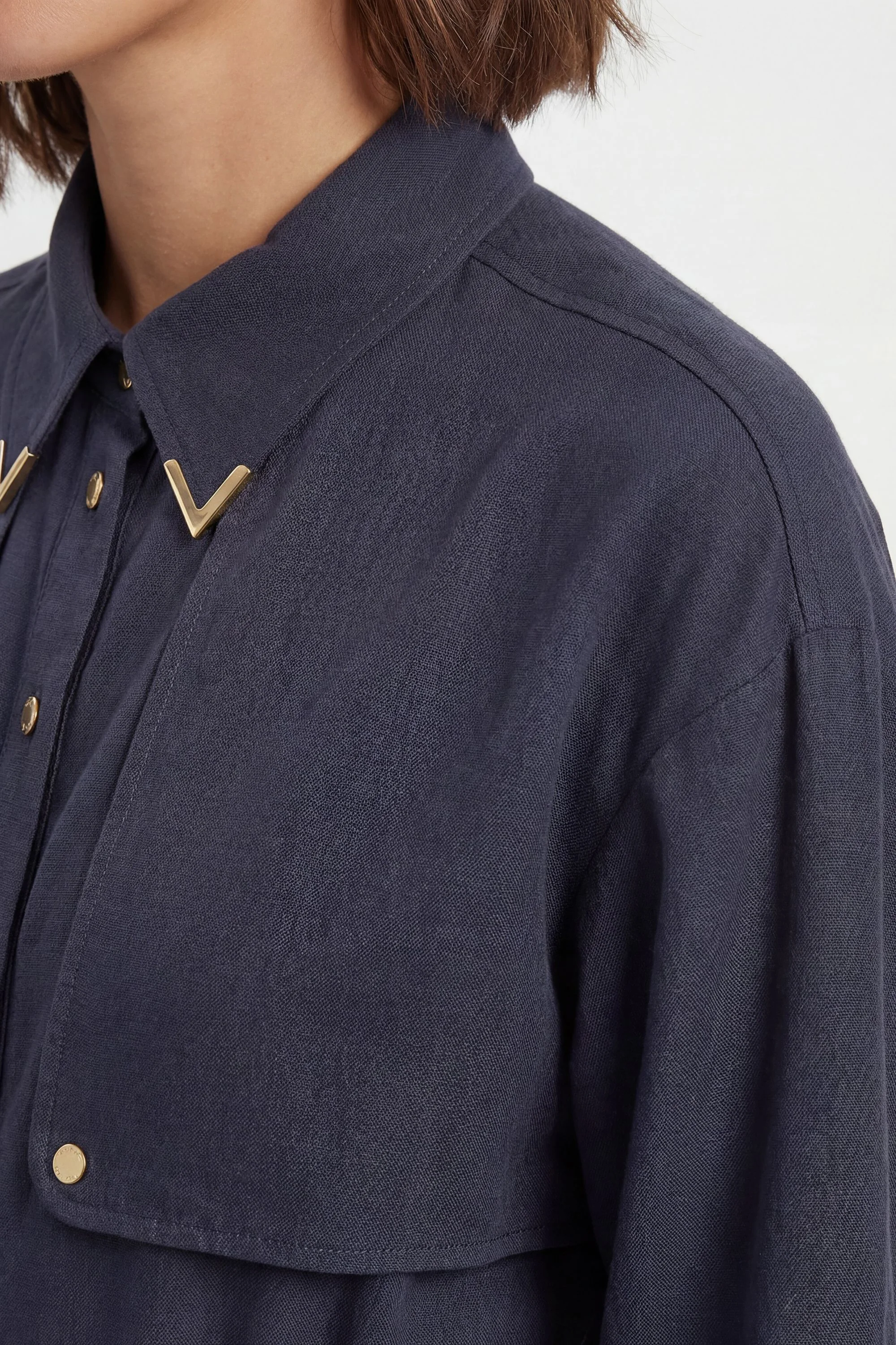 Cupro Utility Twill Woven Jumpsuit - 1