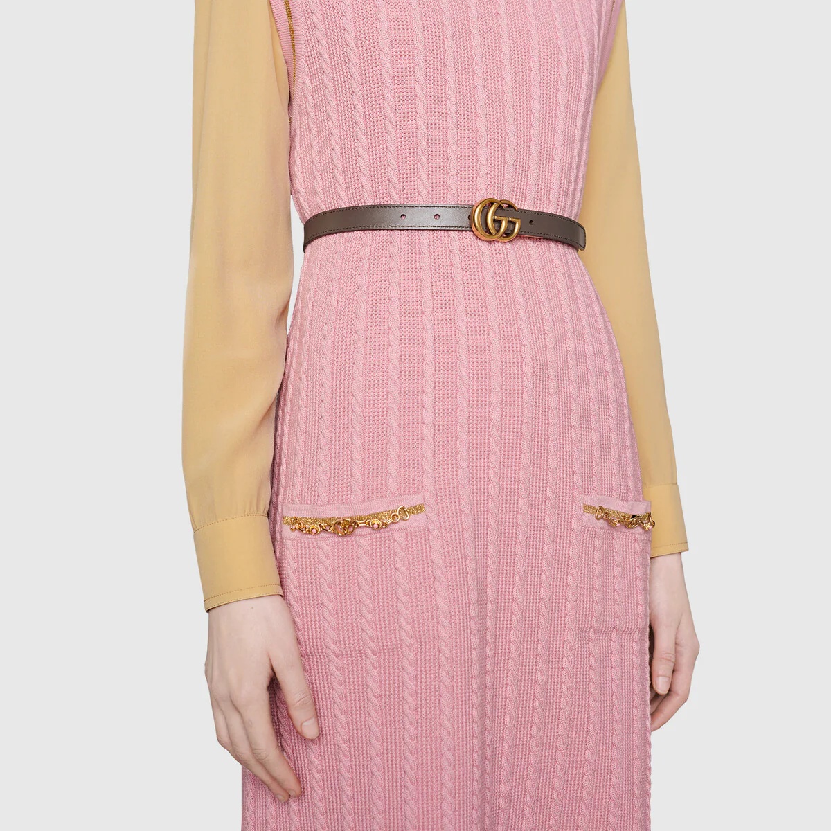 GG Marmont reversible thin belt - 8