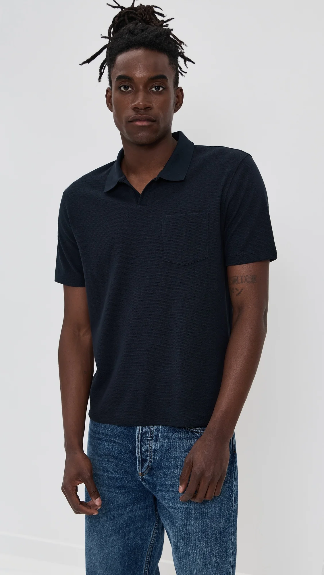 Mesh Knit Johnny Polo - 1