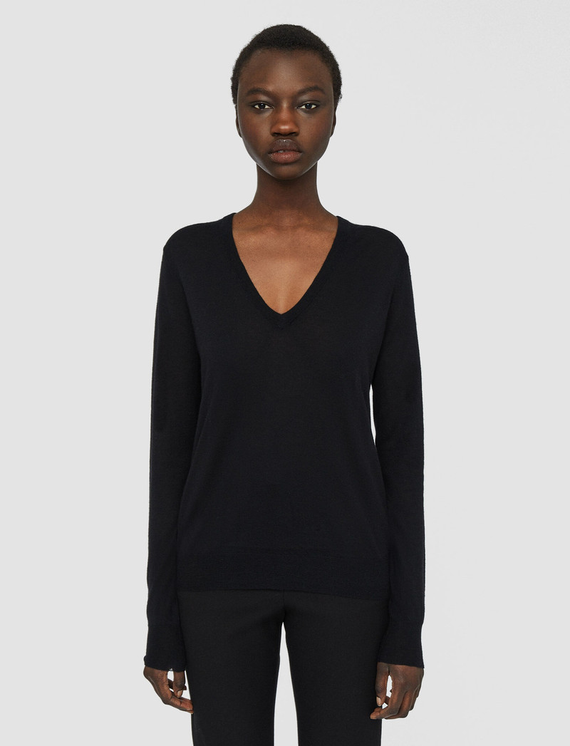 Cashair V Neck Jumper 3