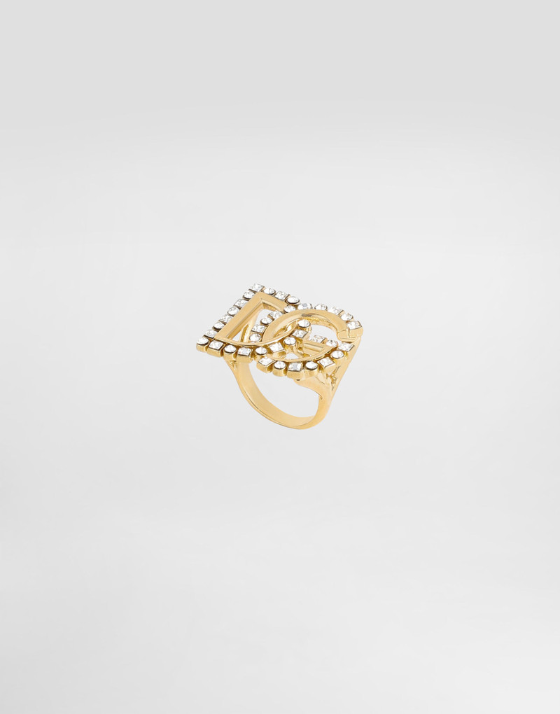 Dolce & Gabbana Ring with rhinestone-detailed DG logo outlook