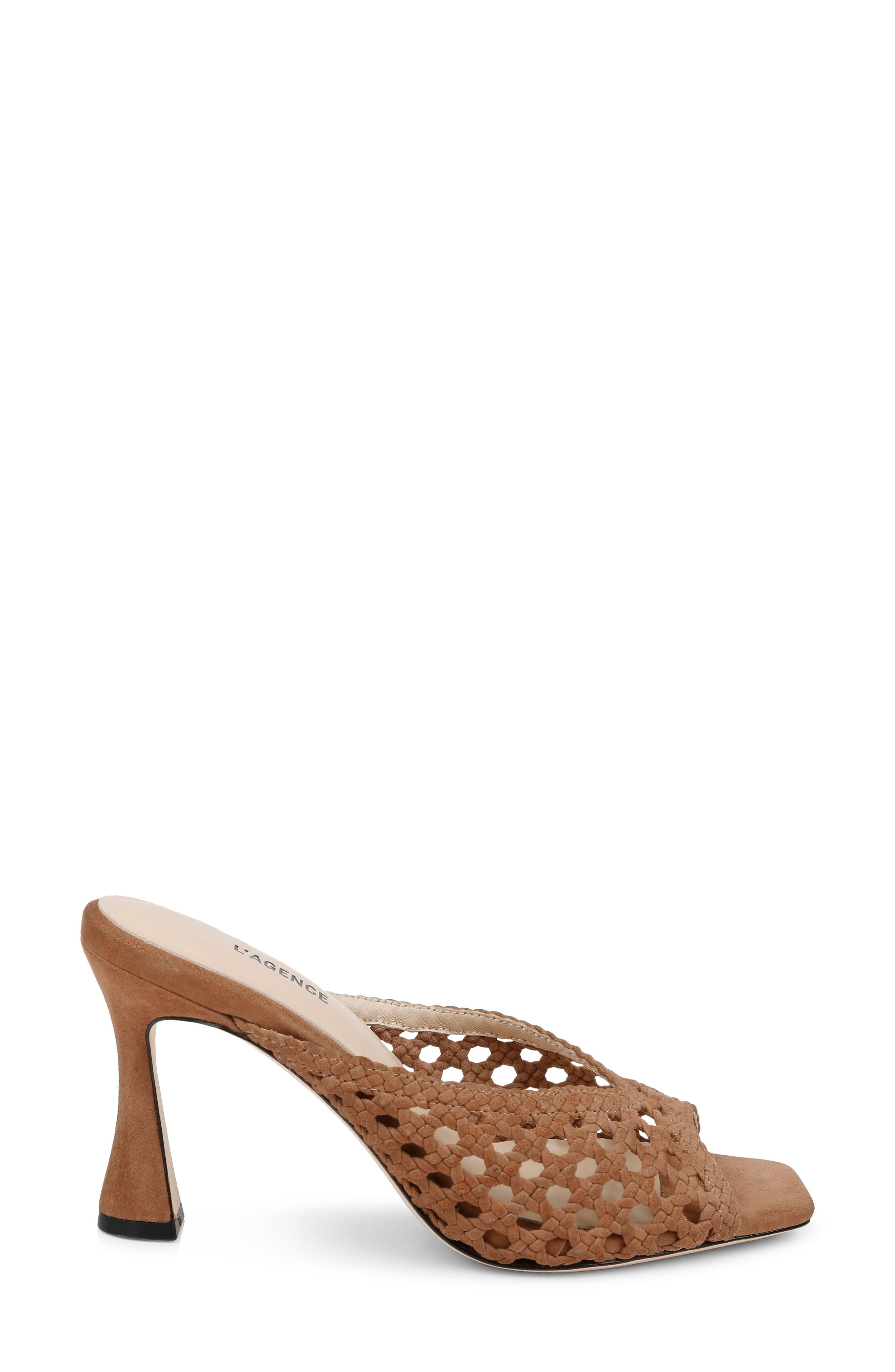 L'AGENCE Jacques Sandal in Sand Suede at Nordstrom - 3
