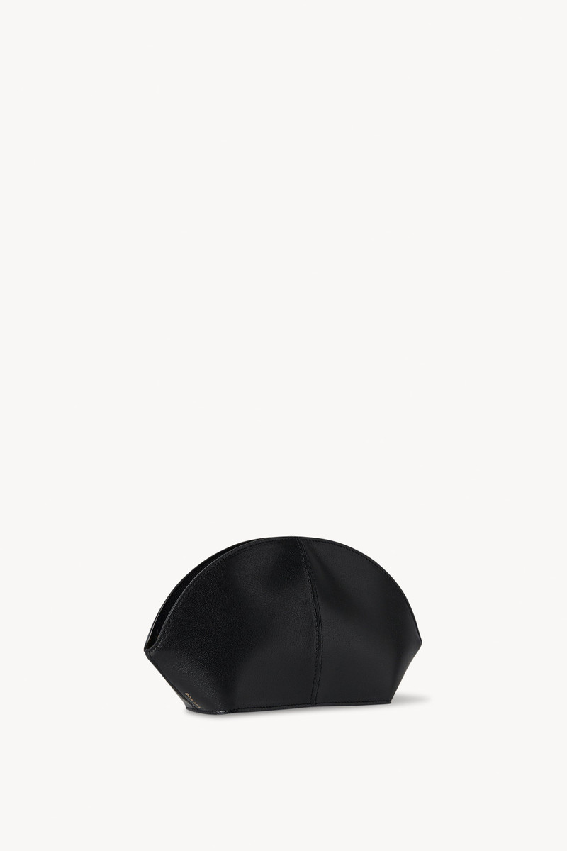 The Row Mel Clutch in Leather outlook