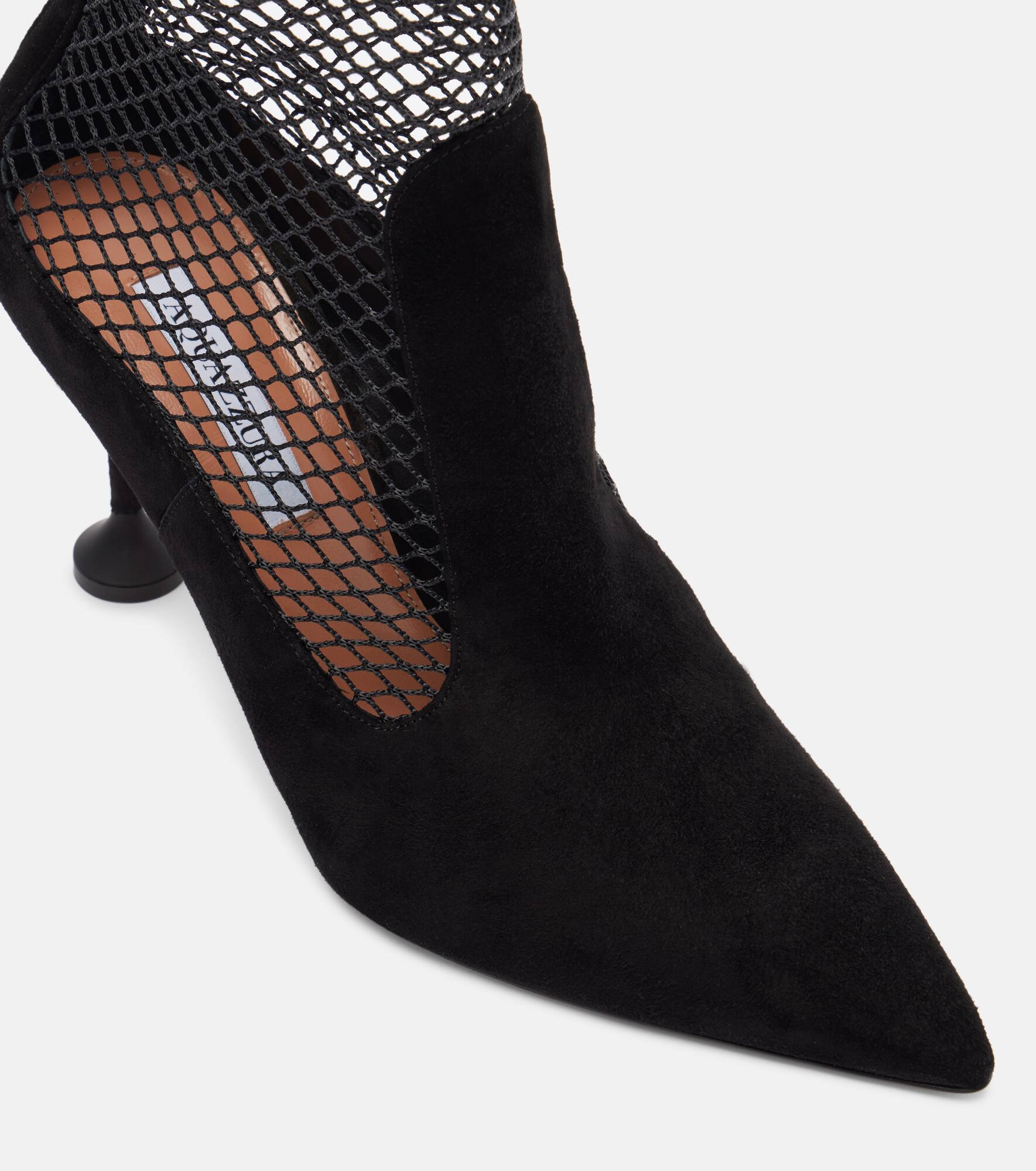 Dawn 85 suede and mesh ankle boots - 5