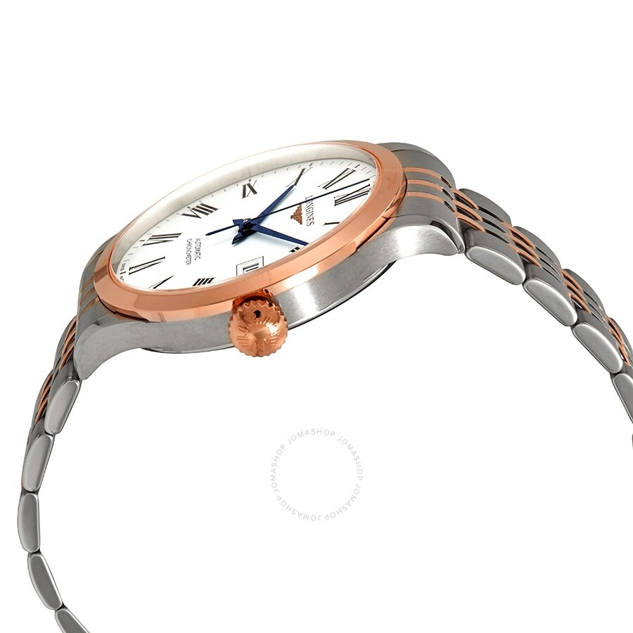 Longines Record Automatic White Dial Two-tone Men's Watch L28205117 - 2