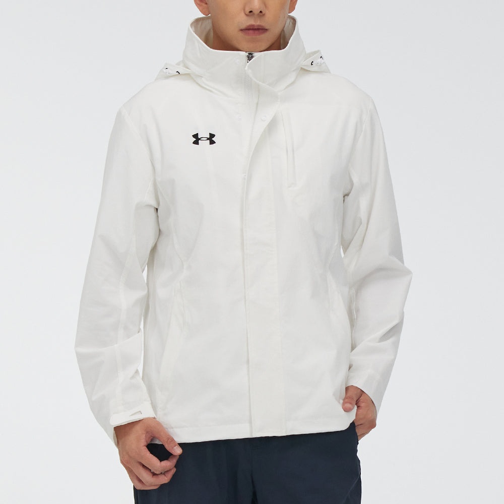 Under Armour Training Shuttle Hooded Jacket 'White Black' 21600409-100 - 3