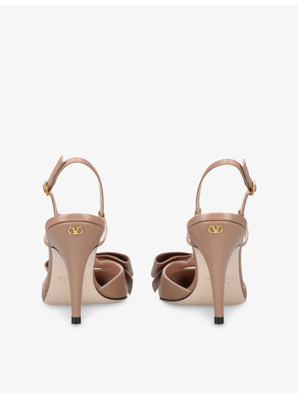 Bowow Pump 85 Heeled Leather Courts - 4