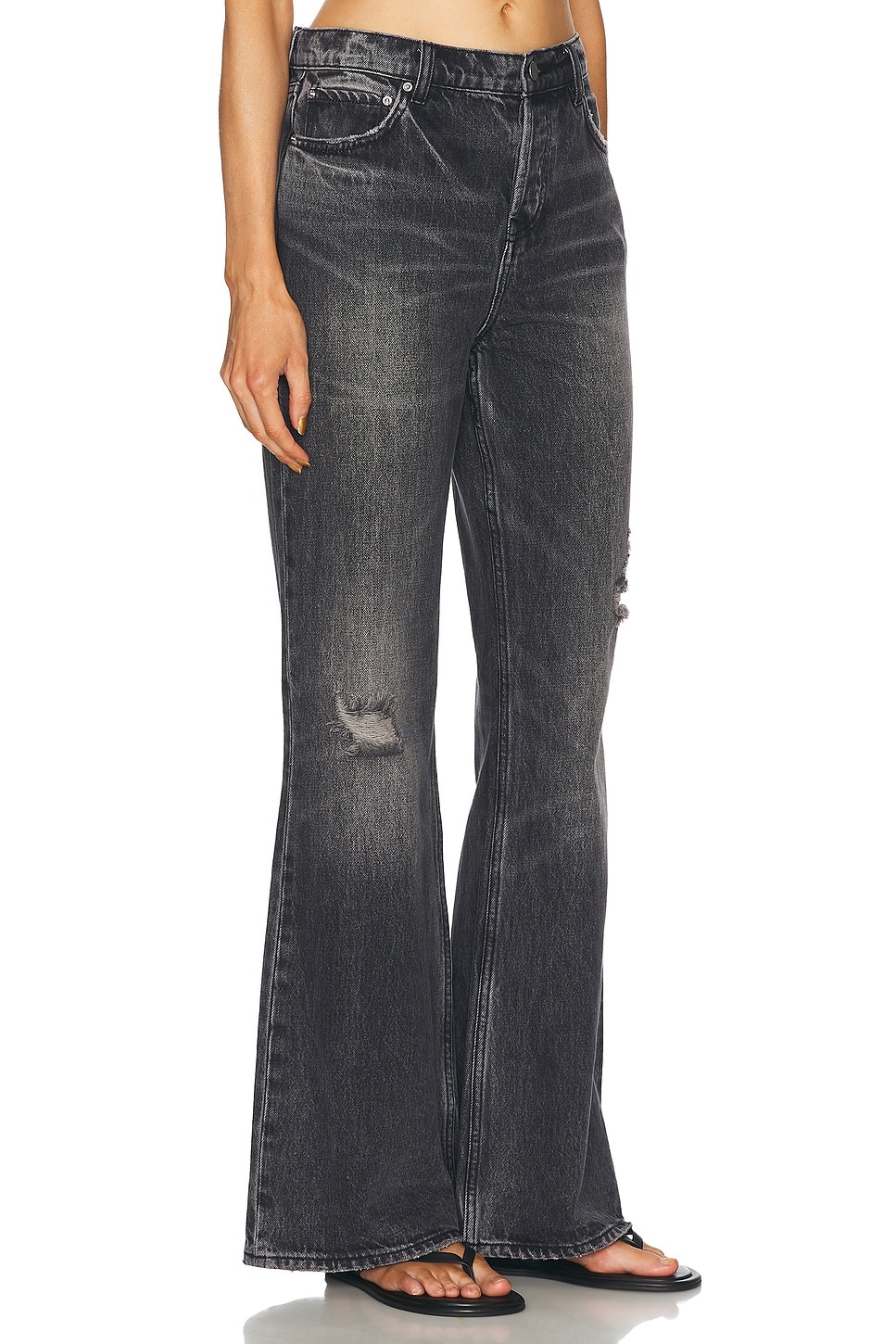 Jade Low Rise Relaxed Flare - 2
