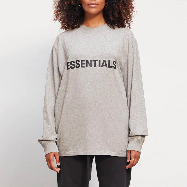 Fear of God Essentials FW20 Long Sleeve Tee 'Oatmeal' 0125250500233260 - 3