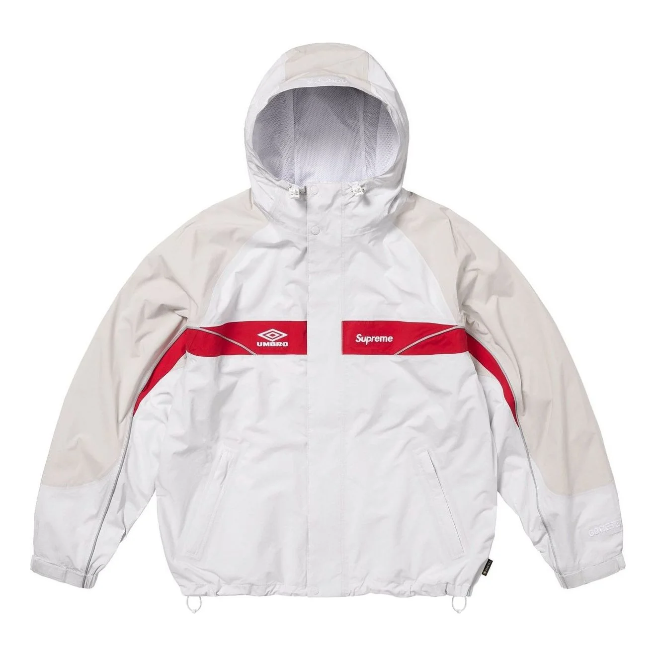 Supreme x Umbro GORE-TEX Hooded Jacket 'White' SS25J4-WHITE - 1