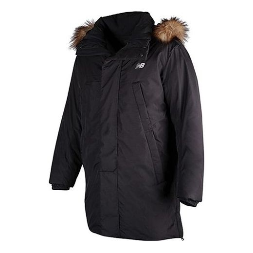 New Balance Casual Mid-Length Down Jacket 'Black Brown' NP848011-BK - 1