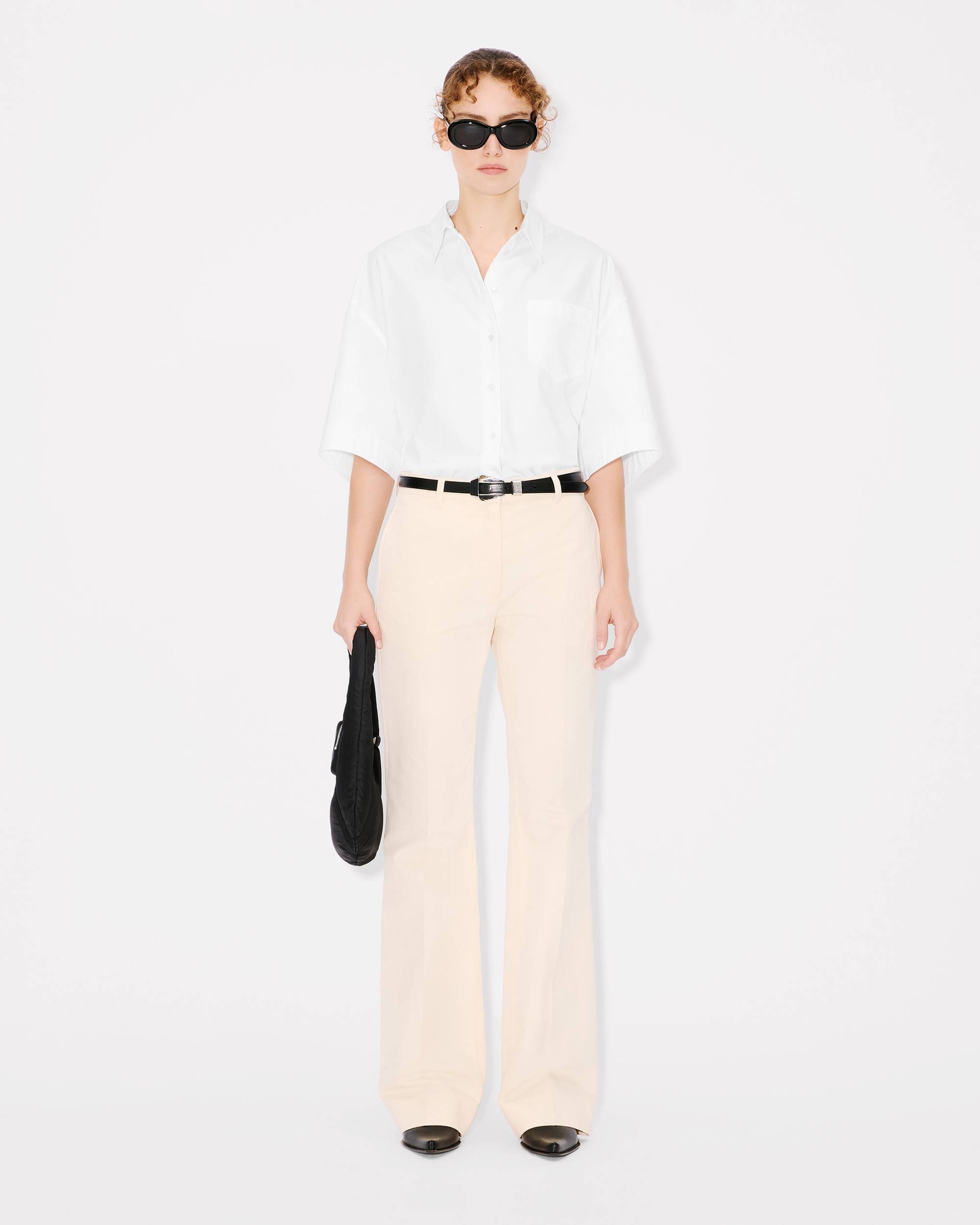 Oversized shirt in cotton - 5