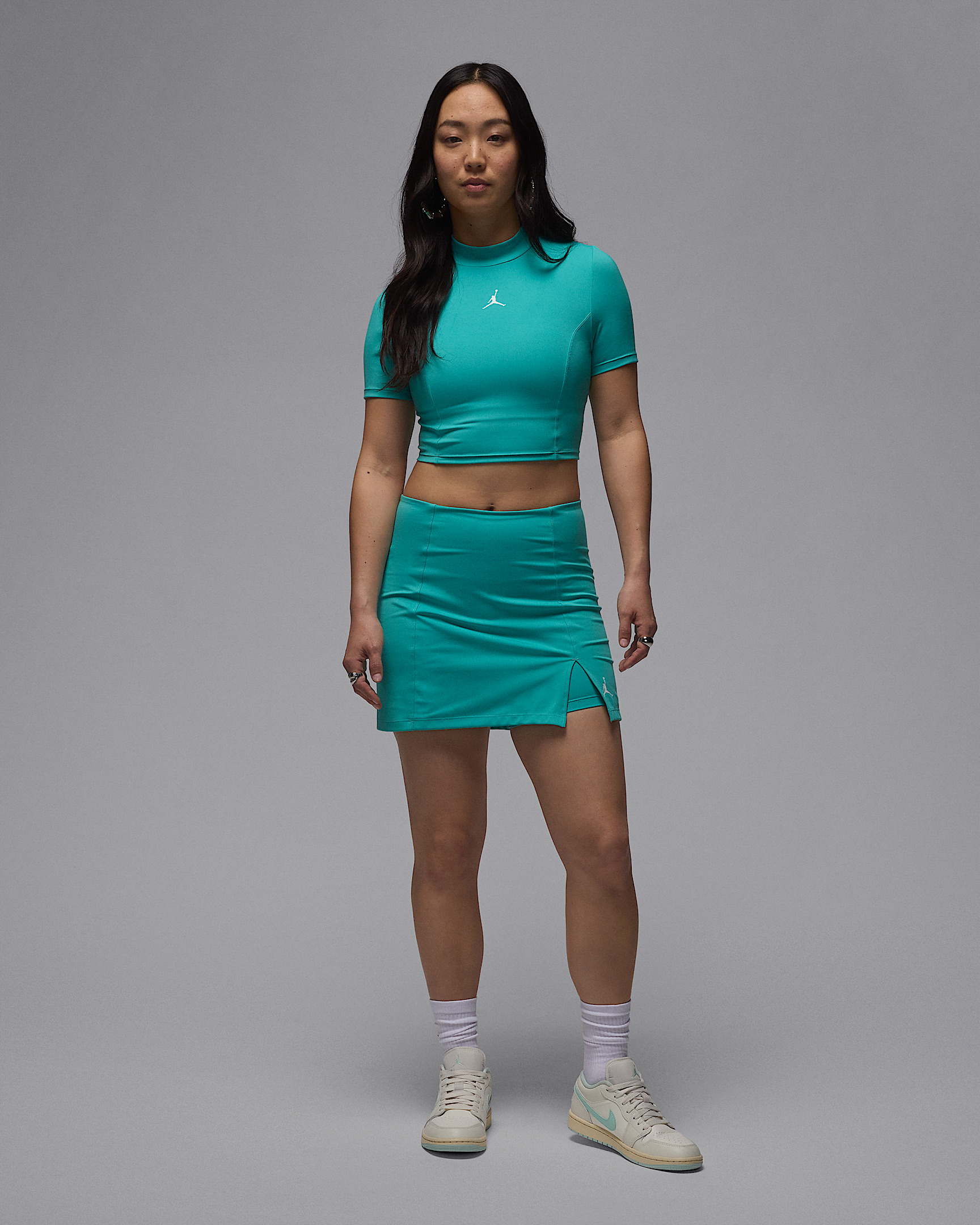 Jordan Women's Short-Sleeve Knit Crop Top - 4
