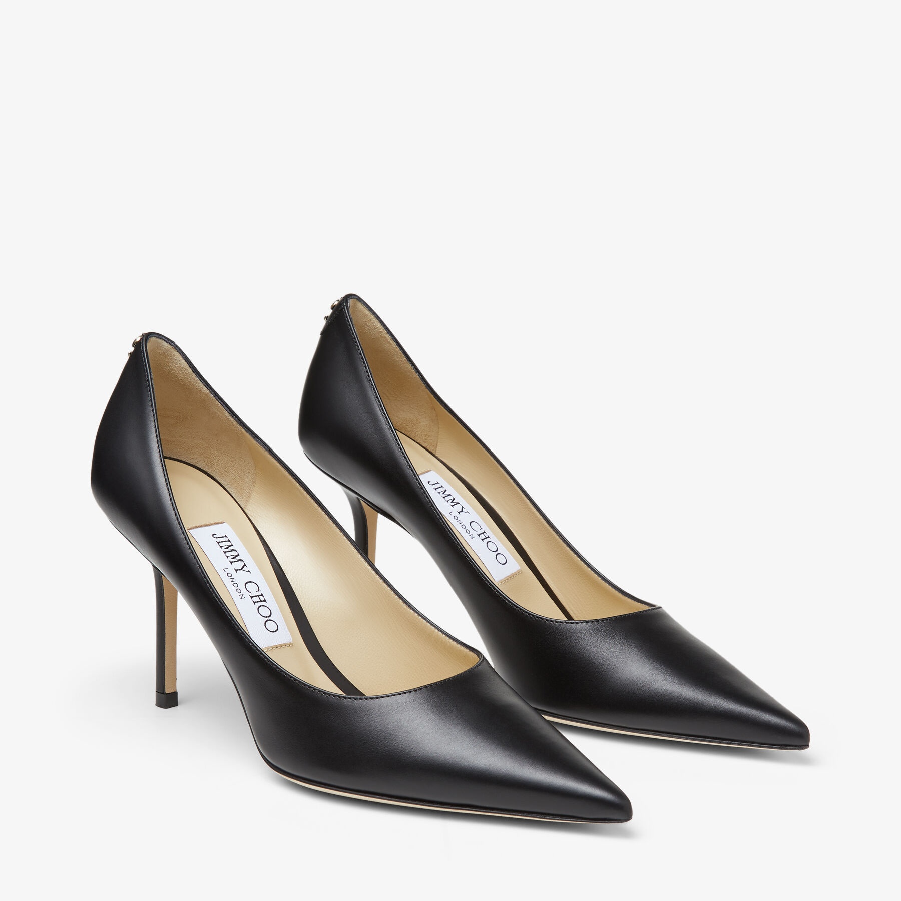 Love 85
Black Calf Leather Pumps with JC Emblem - 2
