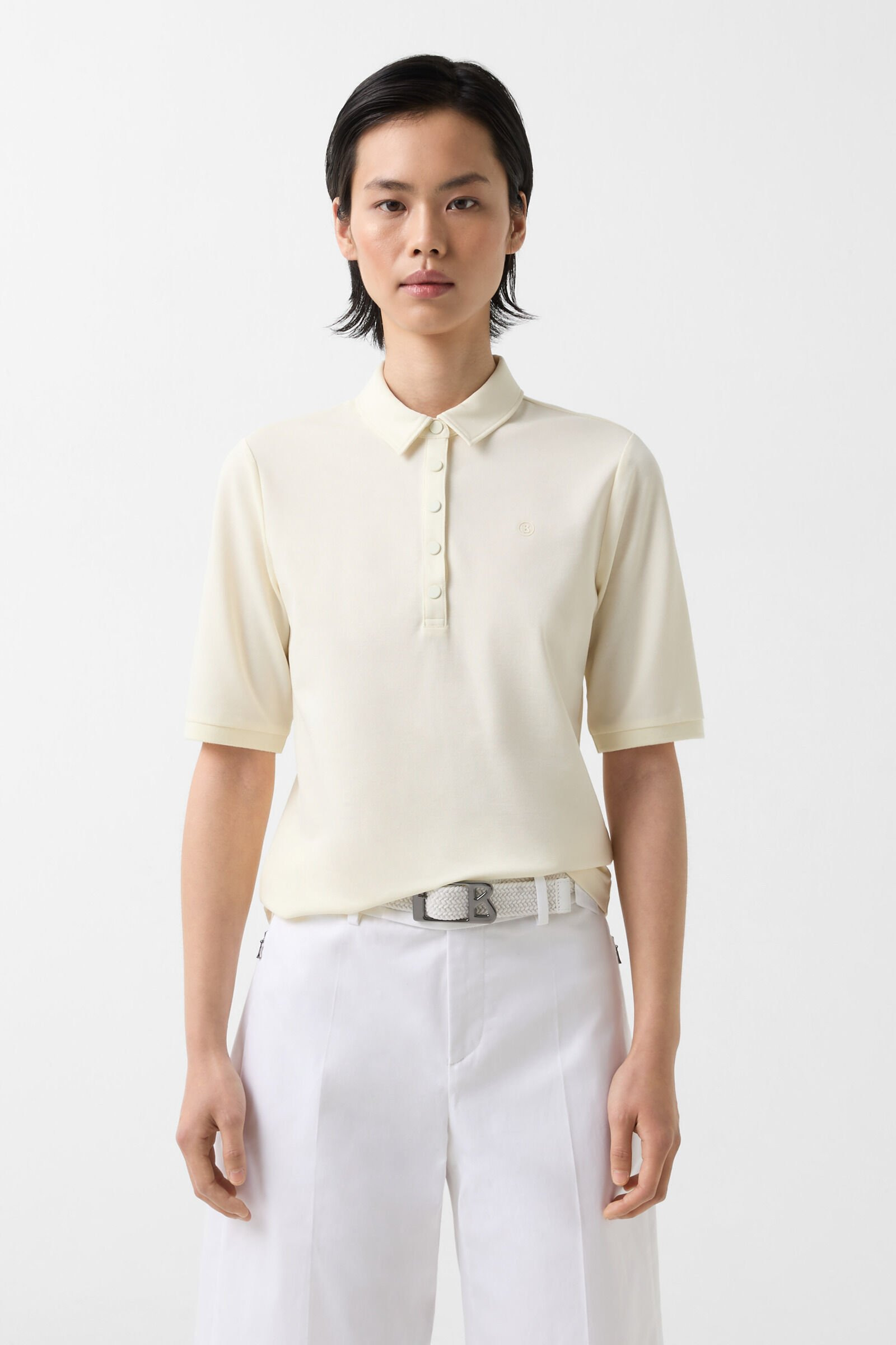 Tammy polo shirt in Vanilla - 2