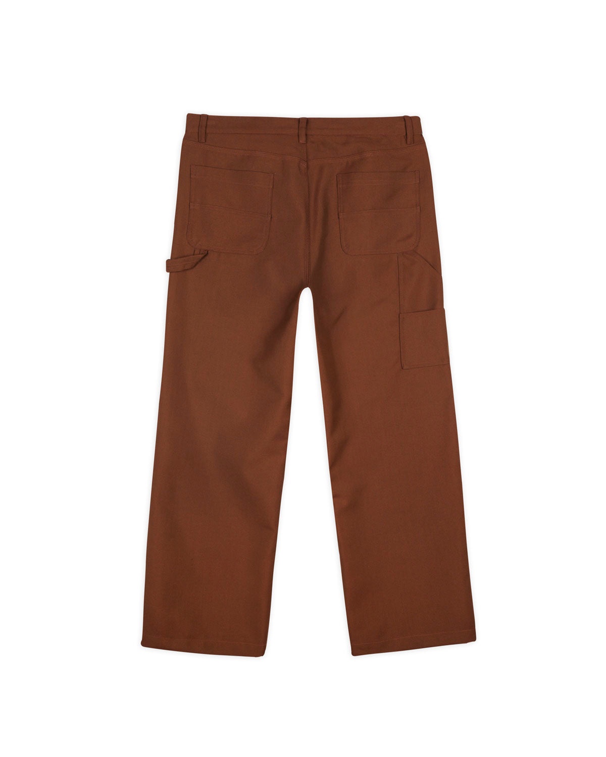 Serge Wool Double Knee Utility Pant - Brown - 2