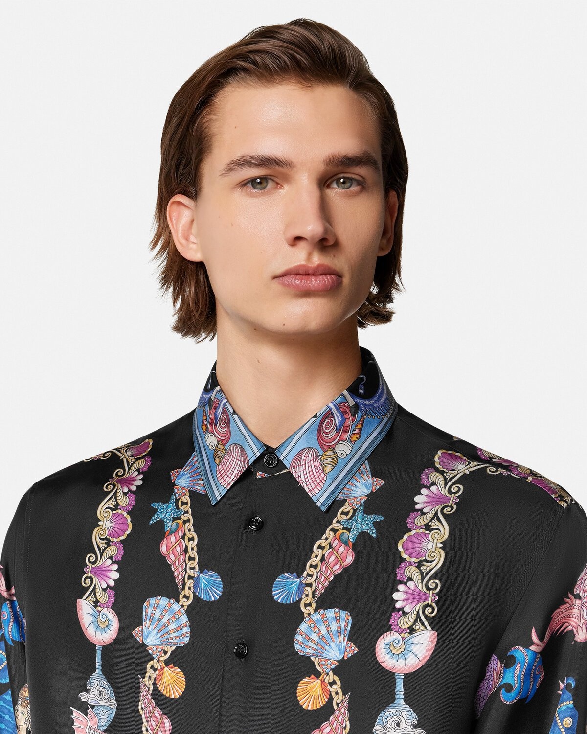 Coral Theatre Silk Shirt - 3