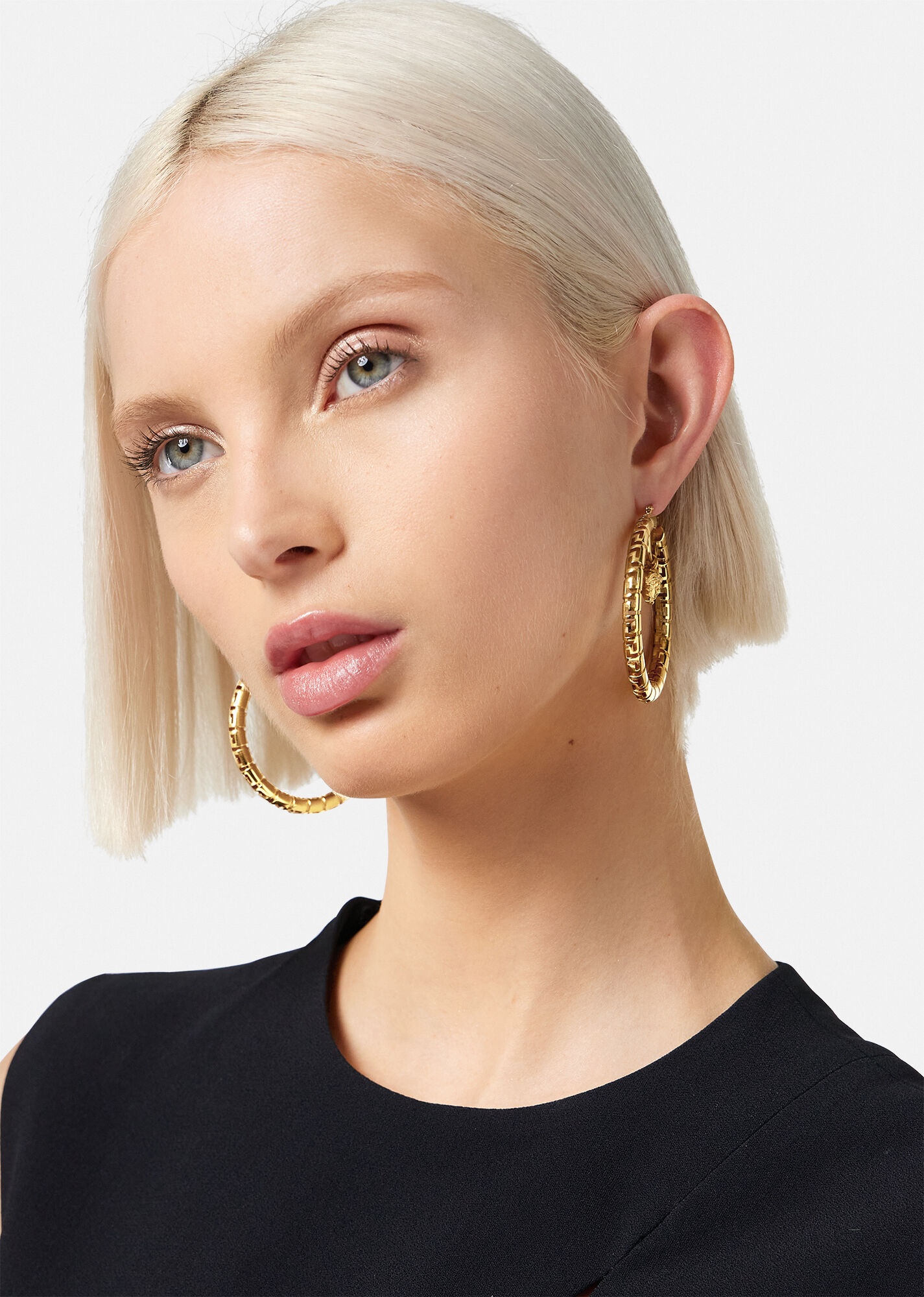 Greca Hoop Earrings - 3